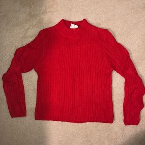 H&M Red knit sweater